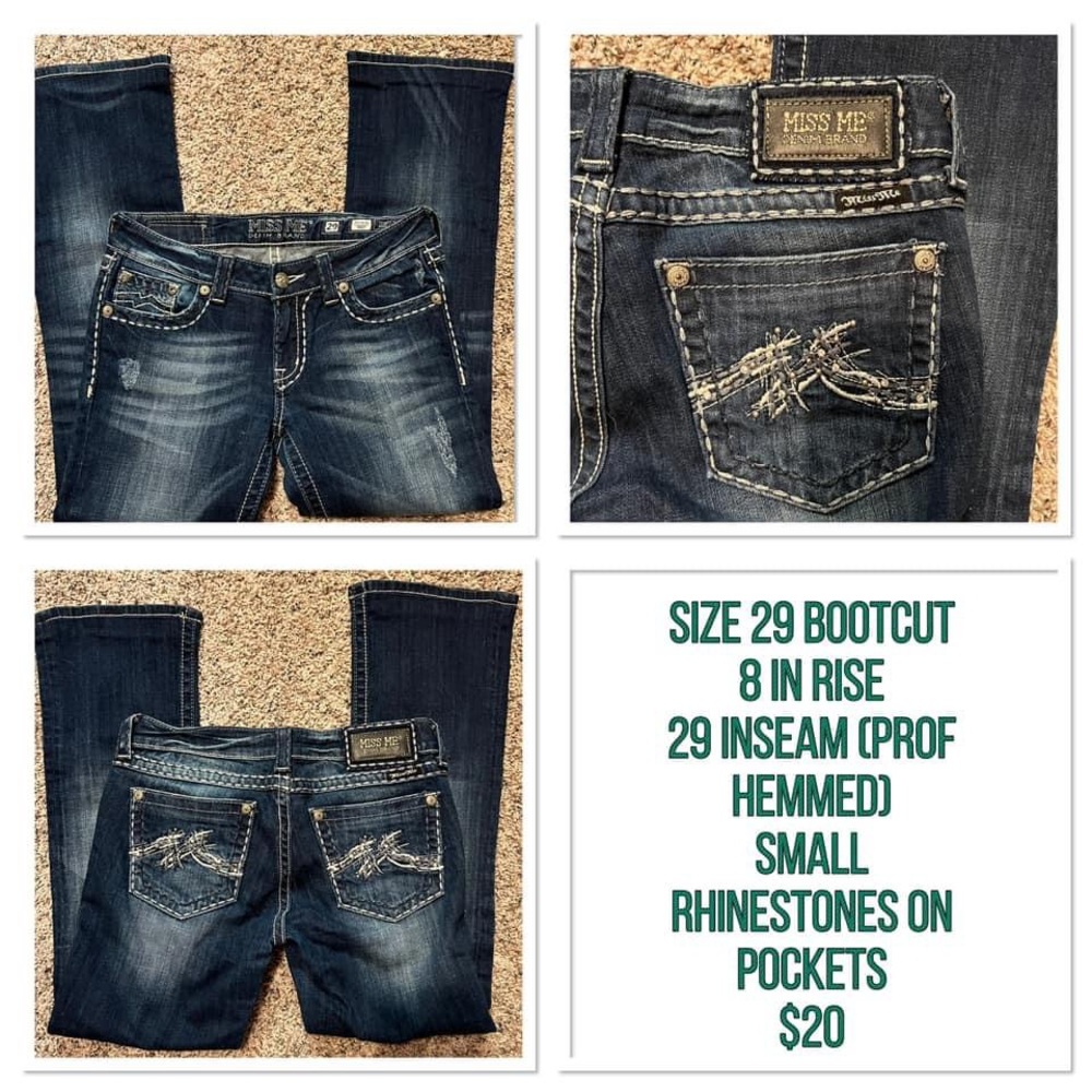 Size 29 Miss Me jeans